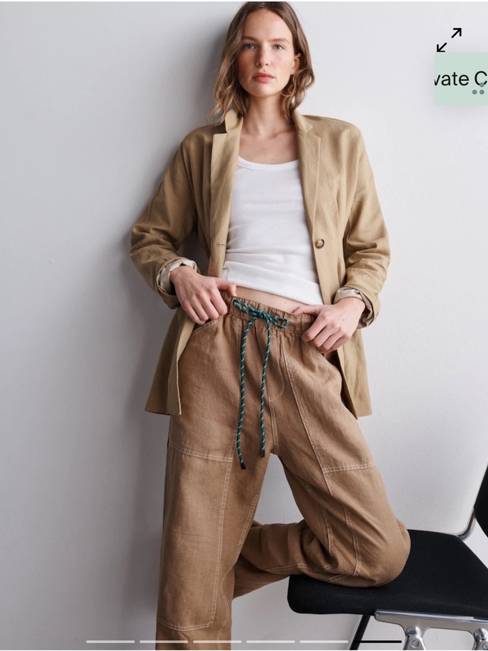rag & bone Atlas linen pant - Picture 7 of 7